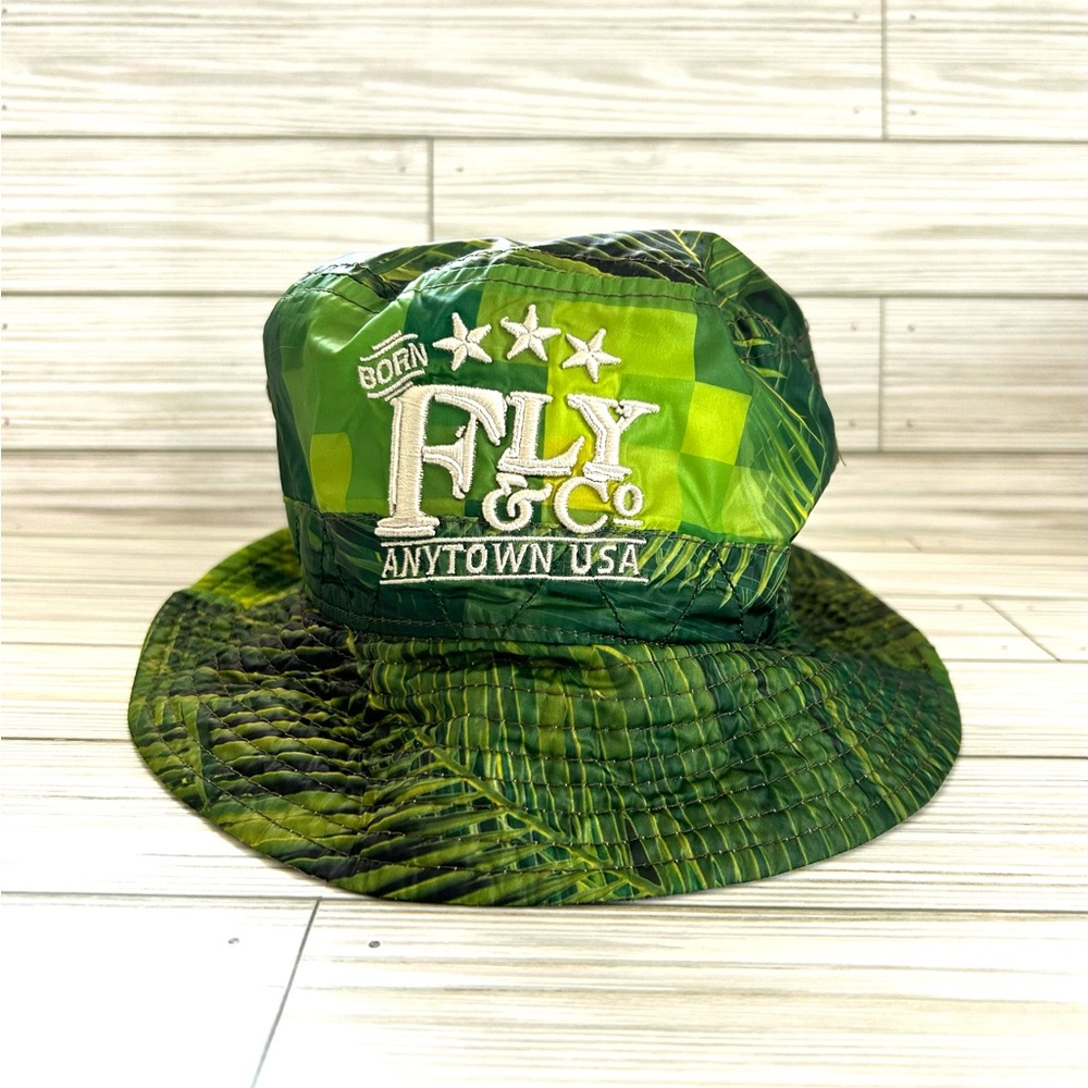 Born Fly Second to None Bucket Hat Men's  Jungle Tropical Print Reversible